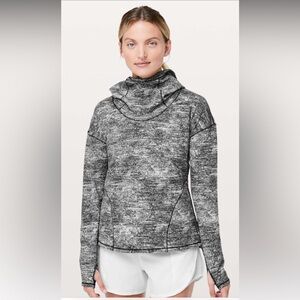 lululemon athletica jacquard black and white  Forever Endeavour Hoodie
